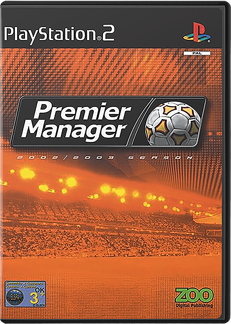 Premier Manager 2003-2004 box art for Playstation 2